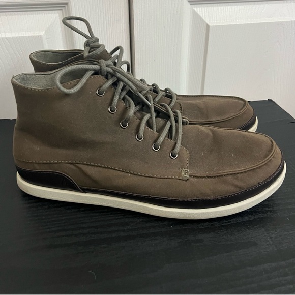 OLUKAI Nalukai Kapa Boot Men's Lace-Up Chukka Ankle Boots 10377-TZ3D Brown - Picture 3 of 12